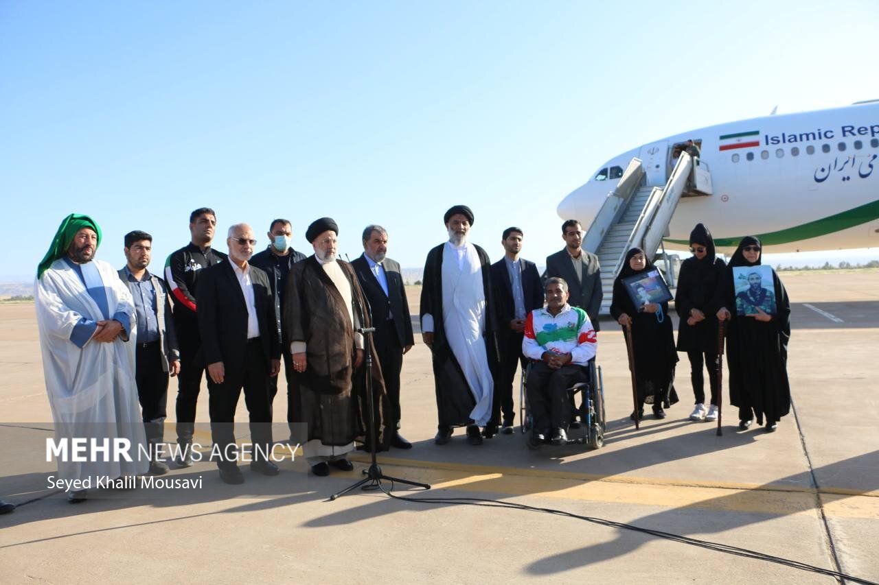 ورود رئیس جمهور به خوزستان