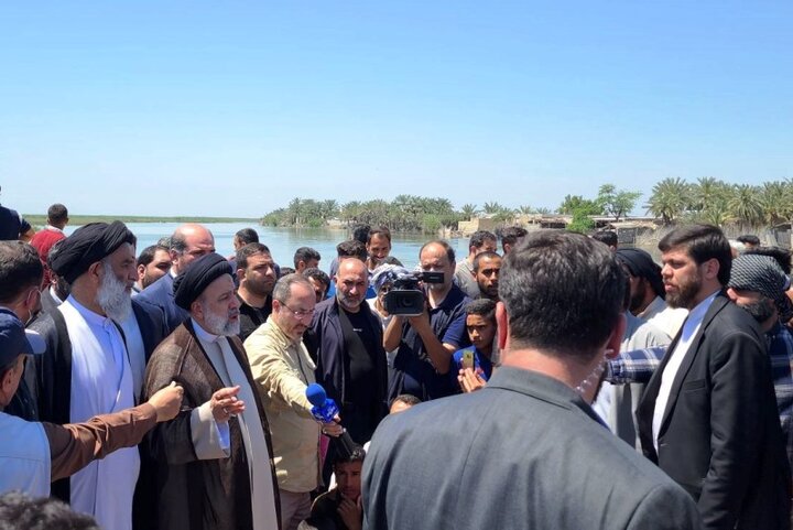 دومین روز سفردولت به خوزستان/حضور رئیسی در شادگان/بازدید از تالاب