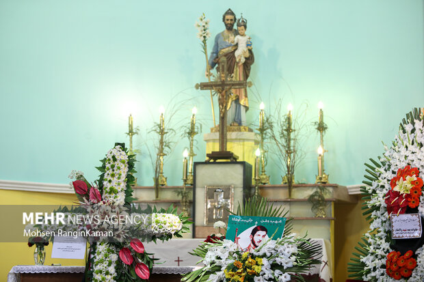 Funeral for Christian martyr