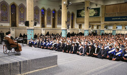 Leader meeting with group of Iranian workers