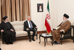 عراق کے صدر عبداللطیف رشید کی رہبر معظم انقلاب اسلامی سے ملاقات