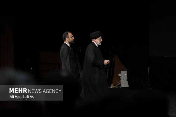حجت الاسلام سید ابراهیم رئیسی رئیس جمهور در همایش ملی روز شوراها حضور دارد