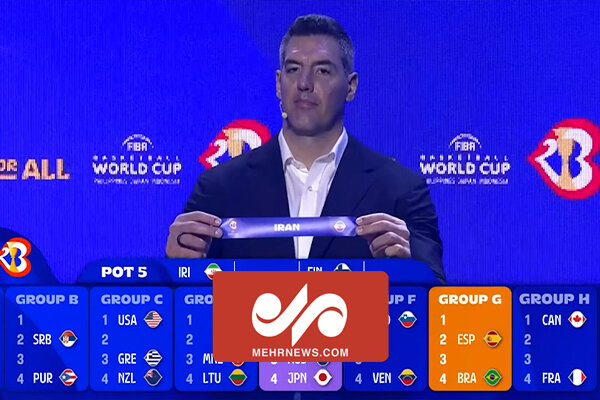 İran'ın 2023 Basketbol Dünya Kupası'ndaki rakipleri belli oldu İran'ın 2023 Basketbol Dünya Kupası'ndaki rakipleri belli oldu