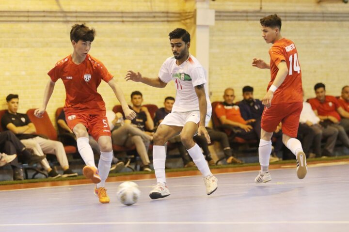 پیروزی تیم فوتسال جوانان ایران مقابل افغانستان با مربی ایرانی