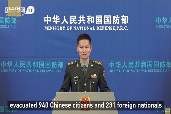 پکن: ماموریت انتقال همه اتباع چینی از سودان به اتمام رسید