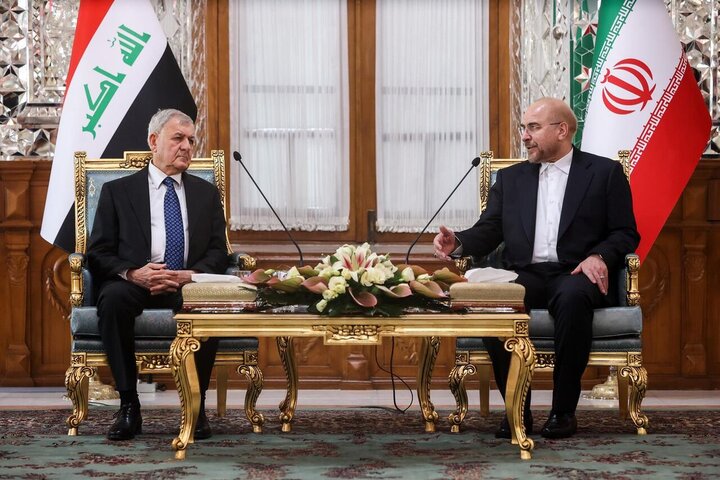 تأکیدقالیباف برارتقای روابط تهران - بغداد و حل وفصل مطالبات کشورمان