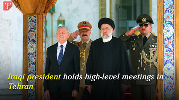 Iraqi president holds high-level meetings in Tehran