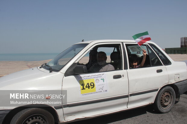 Families rally racing in Bushehr province on Persian Gulf Day