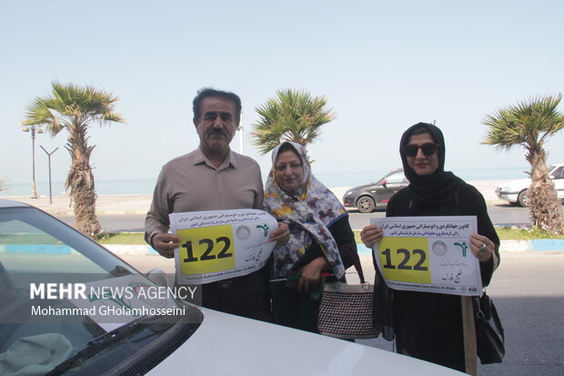 Families rally racing in Bushehr province on Persian Gulf Day