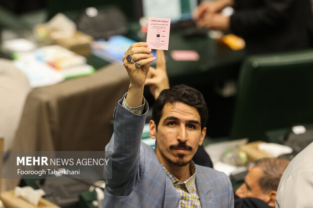 جلسه بررسی استیضاح وزیر صمت