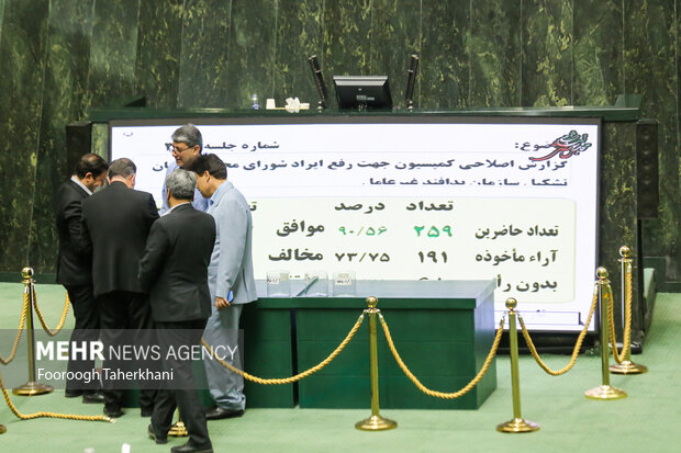 جلسه بررسی استیضاح وزیر صمت