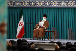 Leader meeting with group of Iranian teachers
