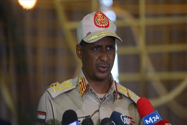 اظهارات جدید فرمانده نیروهای پشتیبانی سریع سودان