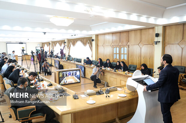 نشست خبری علی بهادری جهرمی سخنگوی دولت سه‌شنبه ۱۲ اردیبهشت ۱۴۰۲ با حضور اصحاب رسانه برگزار شد