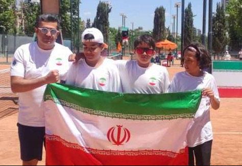تیم تنیس زیر ۱۲ سال ایران قهرمان غرب آسیا شد