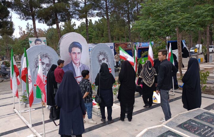 گلزار شهدای سبزوار قلب تپنده شهر شد/اینجا غیرت معنا پیدا میکند