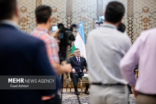 دیدار رئیس مجلس شورای اسلامی با رئیس پارلمان ازبکستان 19