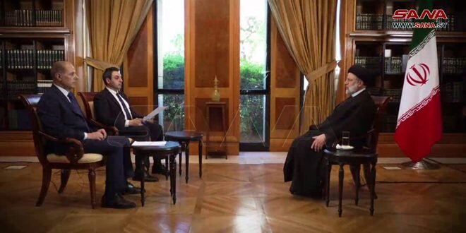 Raisi interview with Sana