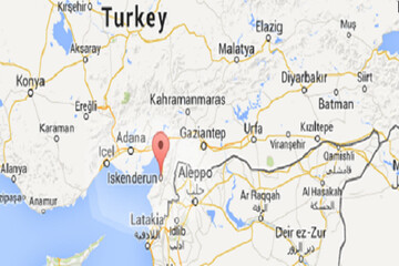 زلزله نسبتا شدید در مرزهای سوریه و ترکیه