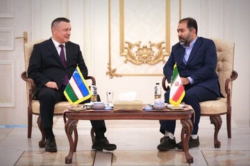 Uzbek Parliament speaker met governor of Isfahan province