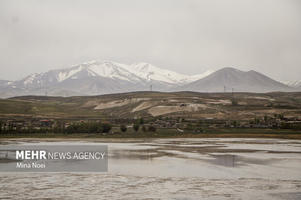 Quri Gol lake in East Azarbaijan Province
