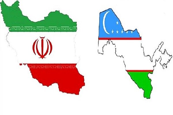 Iran-Uzbekistan flags
