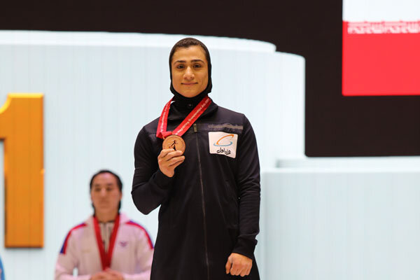 دو مدال برنز فاطمه کشاورز برای تیم ملی وزنه‌برداری ایران 