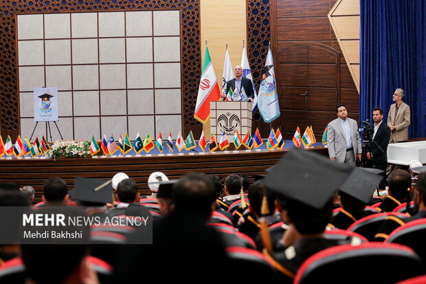 Ceremony for foreign alumnus or alumna at Iranian univesities