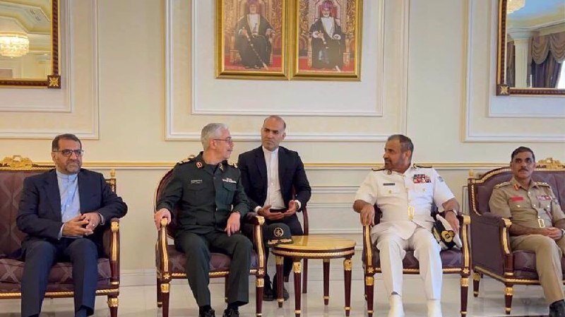 Major General Mohammad Hossein Baqeri in Oman