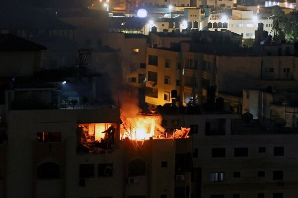 شنیده شدن صدای انفجار در غرب شهر غزه