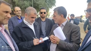 نایب رئیس مجلس شورای اسلامی از پروژه‌های عمرانی پلدختر بازدید کرد
