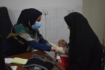 بهره مندی ۱۰۰ نفر از مردم محمدآباد بهاباد از ویزیت و داروی رایگان