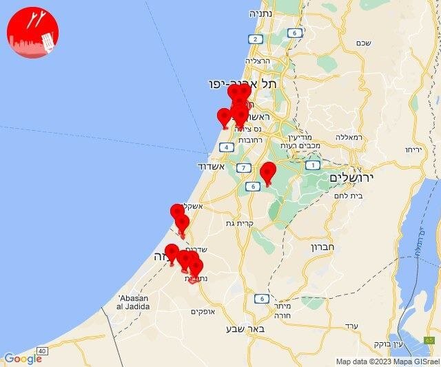 حملات تلافیجویانه مقاومت فلسطین آغاز شد/ بیش از ۱۰۰ راکت شلیک شد