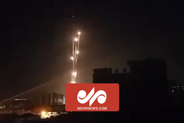 فیلم لحظه شلیک موشک از غزه/ فعال شدن آژیرها در اطراف تل‌آویو