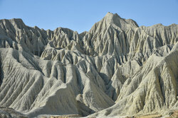 Martian Mountains; well-known touristic attraction in S Iran