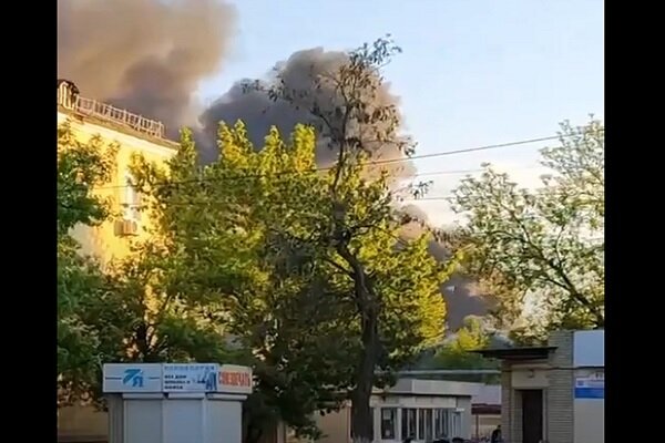 وقوع ۲ انفجار مهیب در «لوهانسک»+ فیلم و تصاویر