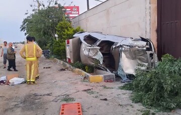 واژگونی خودرو سواری در جاده «وهن آباد» یک فوتی بر جا گذاشت