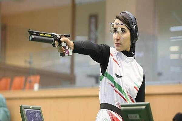 Iran female sports shooter claims silver in ISSF World Cup 