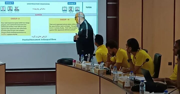 کلاس مربیگری فوتبال درجه A آسیا در شهر جم برگزار شد