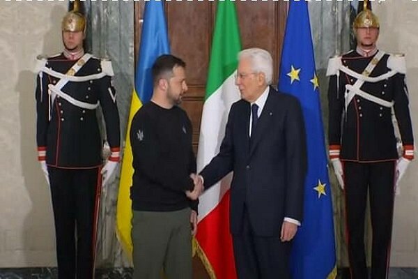«زلنسکی» با رئیس‌جمهور و نخست‌وزیر ایتالیا دیدار کرد