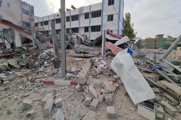 صهیونیست‌ها دو مدرسه در غزه را ویران کردند