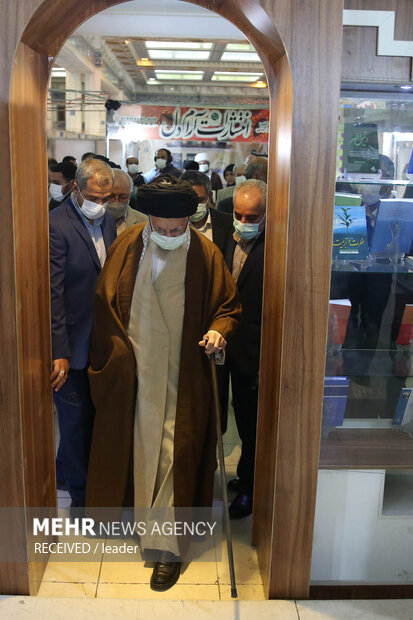 Leader in Tehran International Book Fair