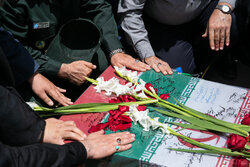 شهید امنیت در کوهبنان تشییع شد/رئیس پلیس کرمان: راه شهدا ادامه دارد