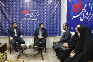 بازدید مدیرکل فرهنگ و ارشاد اسلامی قزوین از دفتر خبرگزاری مهر