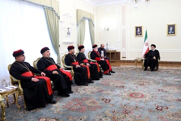 Reisi, Doğu Süryani Kilisesi heyetini kabul etti