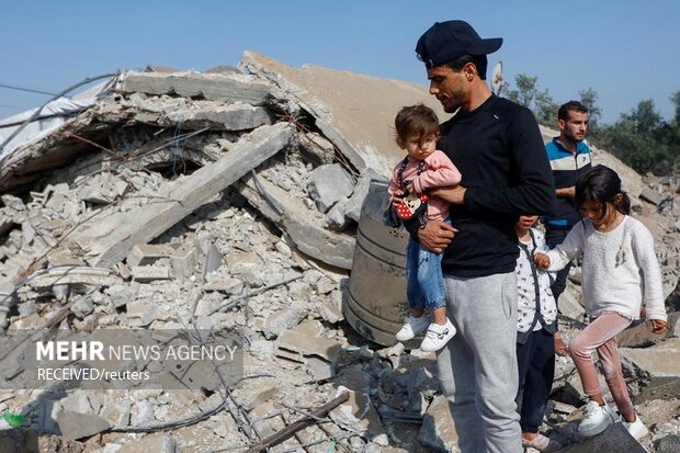 غزہ میں غاصب اسرائیلی جارحیت جاری، شہید فلسطینیوں کی تعداد 13 ہزار 300 ہوگئی