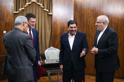 Iran's 1st VP meeting with Russian dep. PM