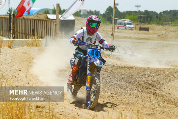 Women's motocross race