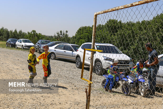 Women's motocross race