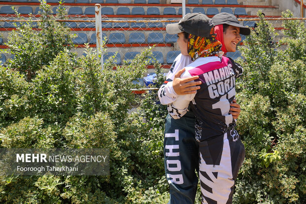 Women's motocross race